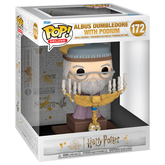 Dumbledore with Podium Harry Potter And The Prisoner Of Azkaban Funko POP! Deluxe 172