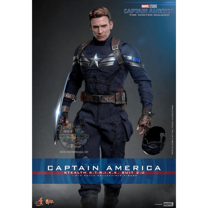 Captain America (Stealth S.T.R.I.K.E. Suit) 2.0 Captain America: The Winter Soldier Movie Masterpiece