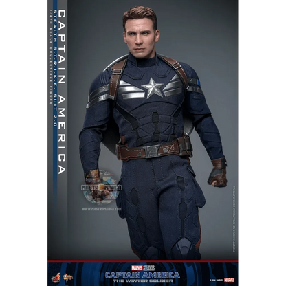 Captain America (Stealth S.T.R.I.K.E. Suit) 2.0 Captain America: The Winter Soldier Movie Masterpiece