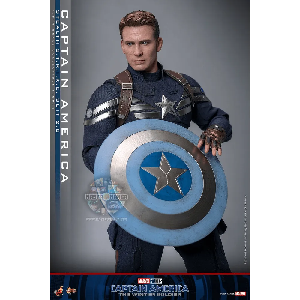 Captain America (Stealth S.T.R.I.K.E. Suit) 2.0 Captain America: The Winter Soldier Movie Masterpiece