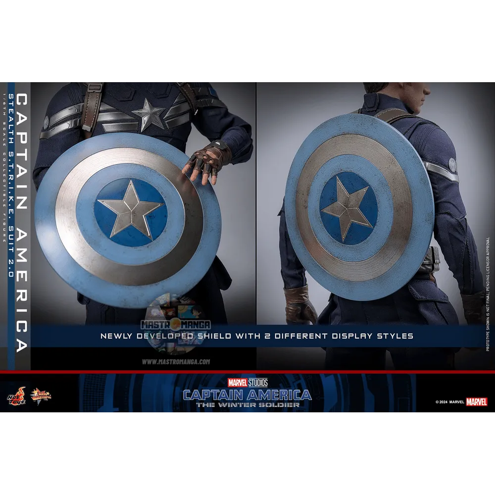 Captain America (Stealth S.T.R.I.K.E. Suit) 2.0 Captain America: The Winter Soldier Movie Masterpiece