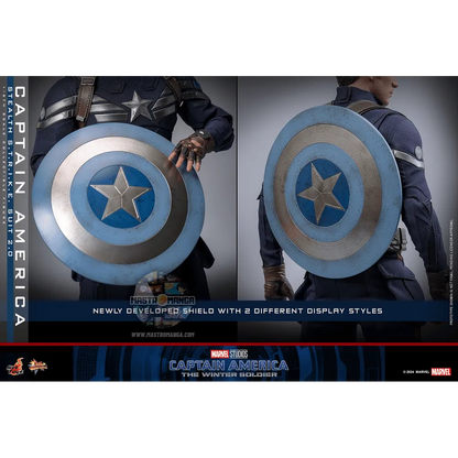 Captain America (Stealth S.T.R.I.K.E. Suit) 2.0 Captain America: The Winter Soldier Movie Masterpiece