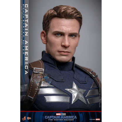 Captain America (Stealth S.T.R.I.K.E. Suit) 2.0 Captain America: The Winter Soldier Movie Masterpiece