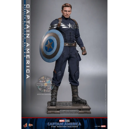 Captain America (Stealth S.T.R.I.K.E. Suit) 2.0 Captain America: The Winter Soldier Movie Masterpiece