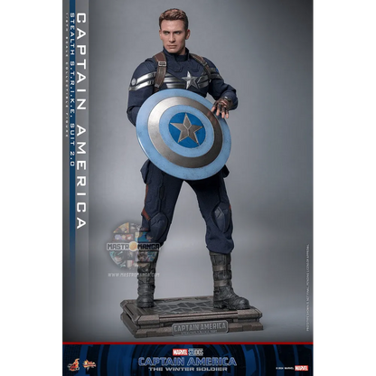 Captain America (Stealth S.T.R.I.K.E. Suit) 2.0 Captain America: The Winter Soldier Movie Masterpiece