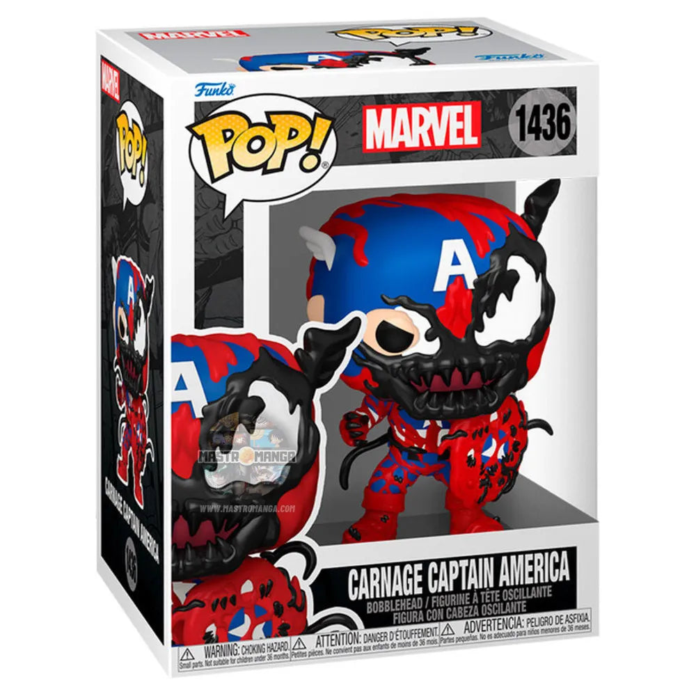 Carnage Capitan America Marvel Funko POP! 1436