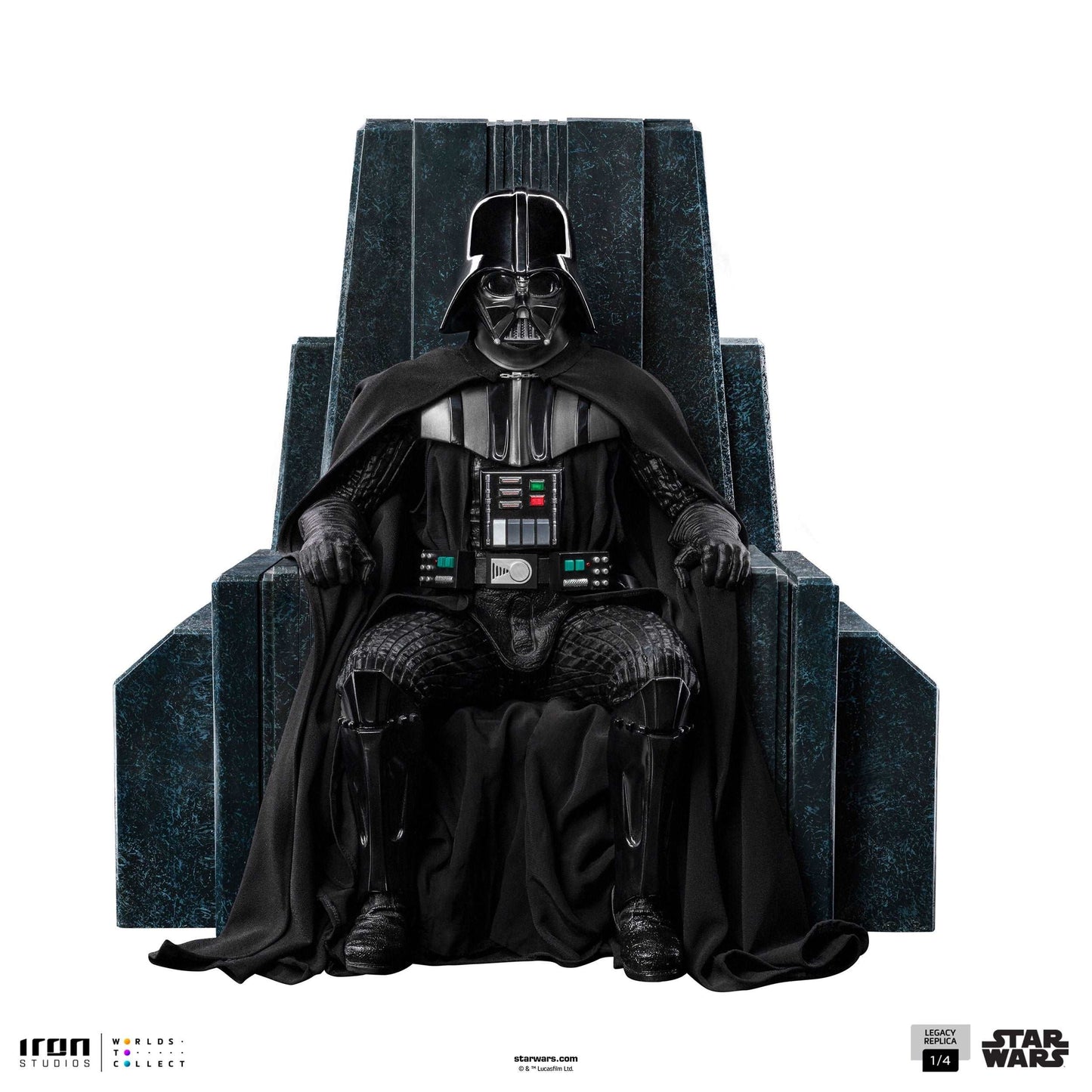 Darth Vader On Throne Deluxe Iron Studios