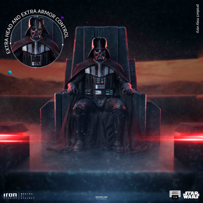 Darth Vader On Throne Deluxe Iron Studios