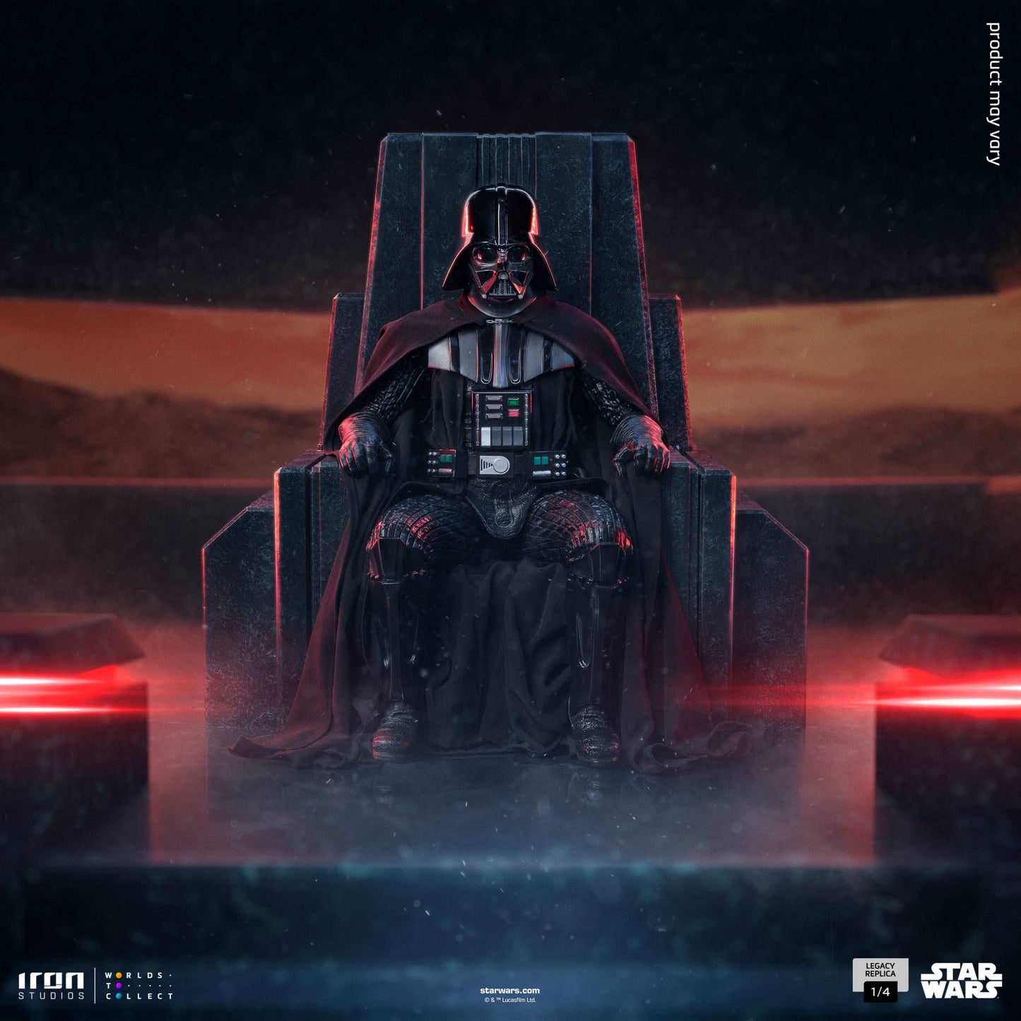 Darth Vader On Throne Deluxe Iron Studios