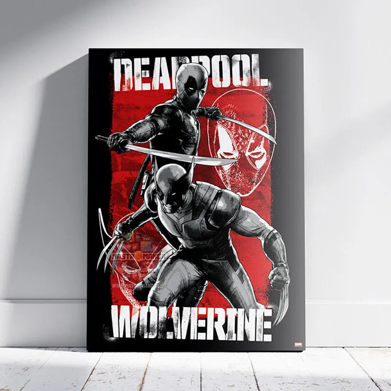 Deadpool & Wolverine Wooden Wall Art 01