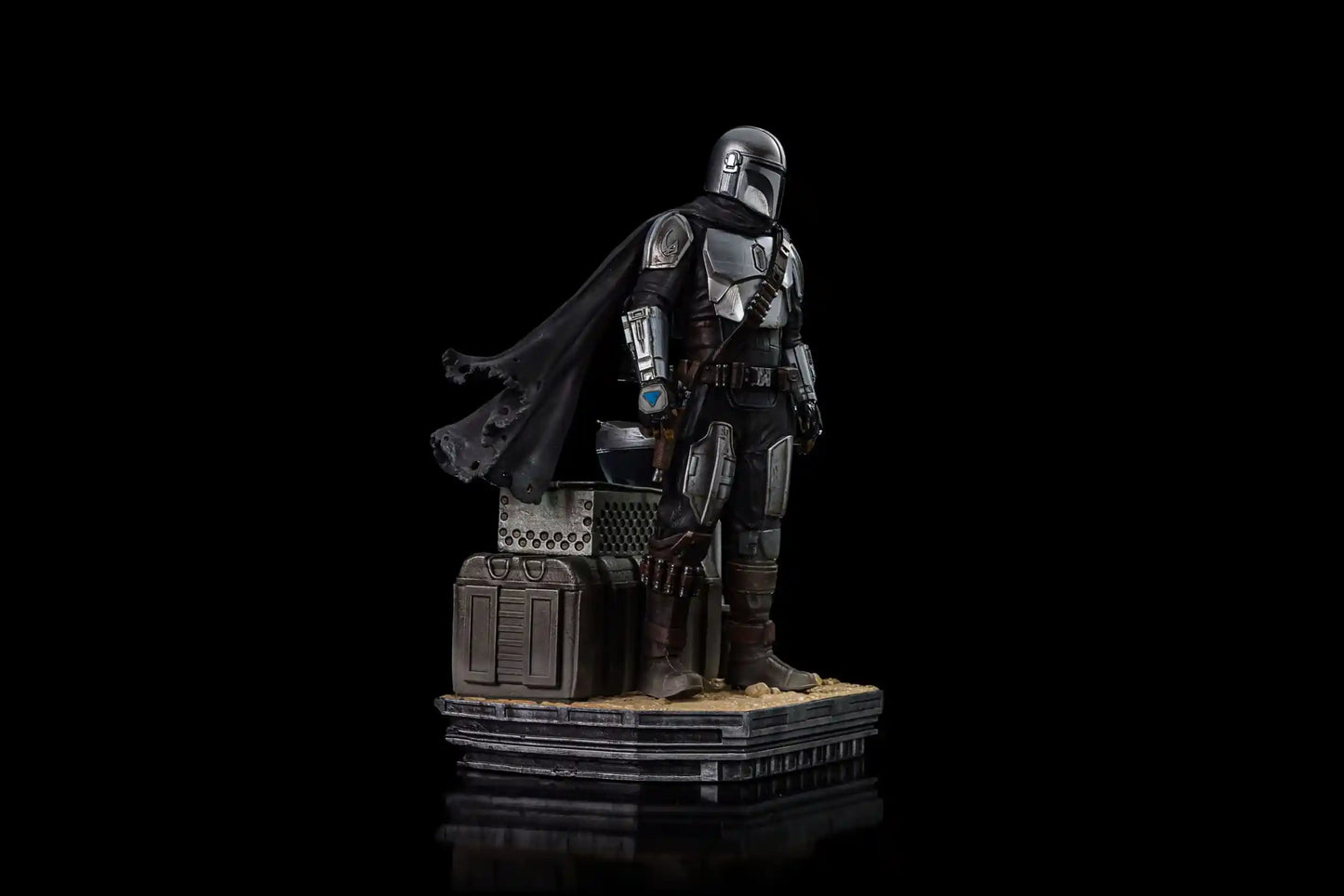 Din Djarin & Din Drogu Star Wars The Mandalorian Art Scale