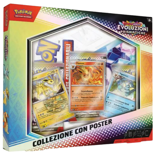 Evoluzioni Prismatiche Scarlatto & Violetto Collezione con Poster Pokémon (ITA)