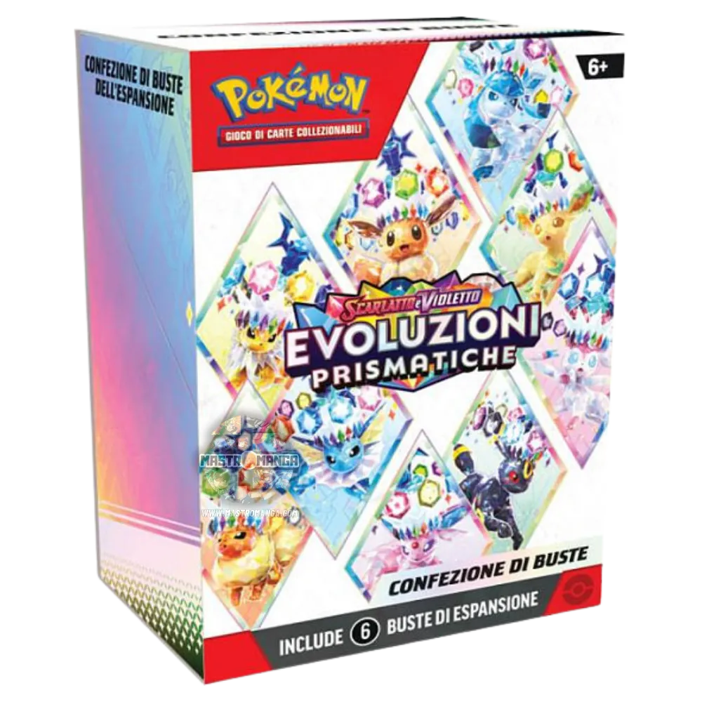 Evoluzioni Prismatiche Scarlatto & Violetto Bundle 6 Buste Pokémon (ITA)