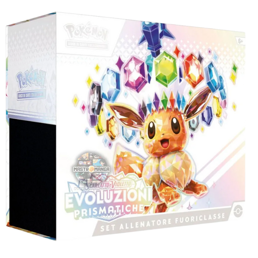 Evoluzioni Prismatiche Scarlatto & Violetto Set Allenatore Fuoriclasse Pokémon (ITA)