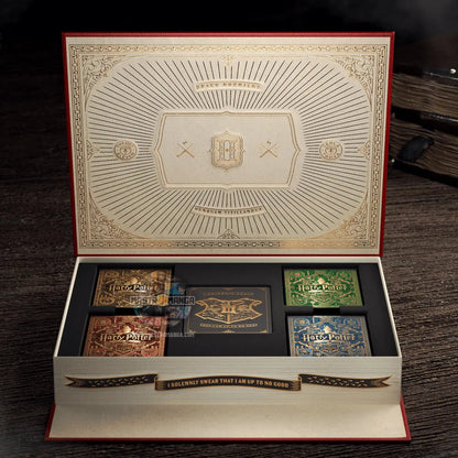 Harry Potter Playing Cards Box Set (4 Decks)