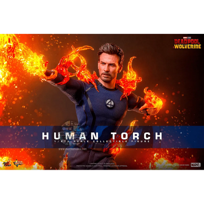 Human Torch Deadpool & Wolverine Movie Masterpiece