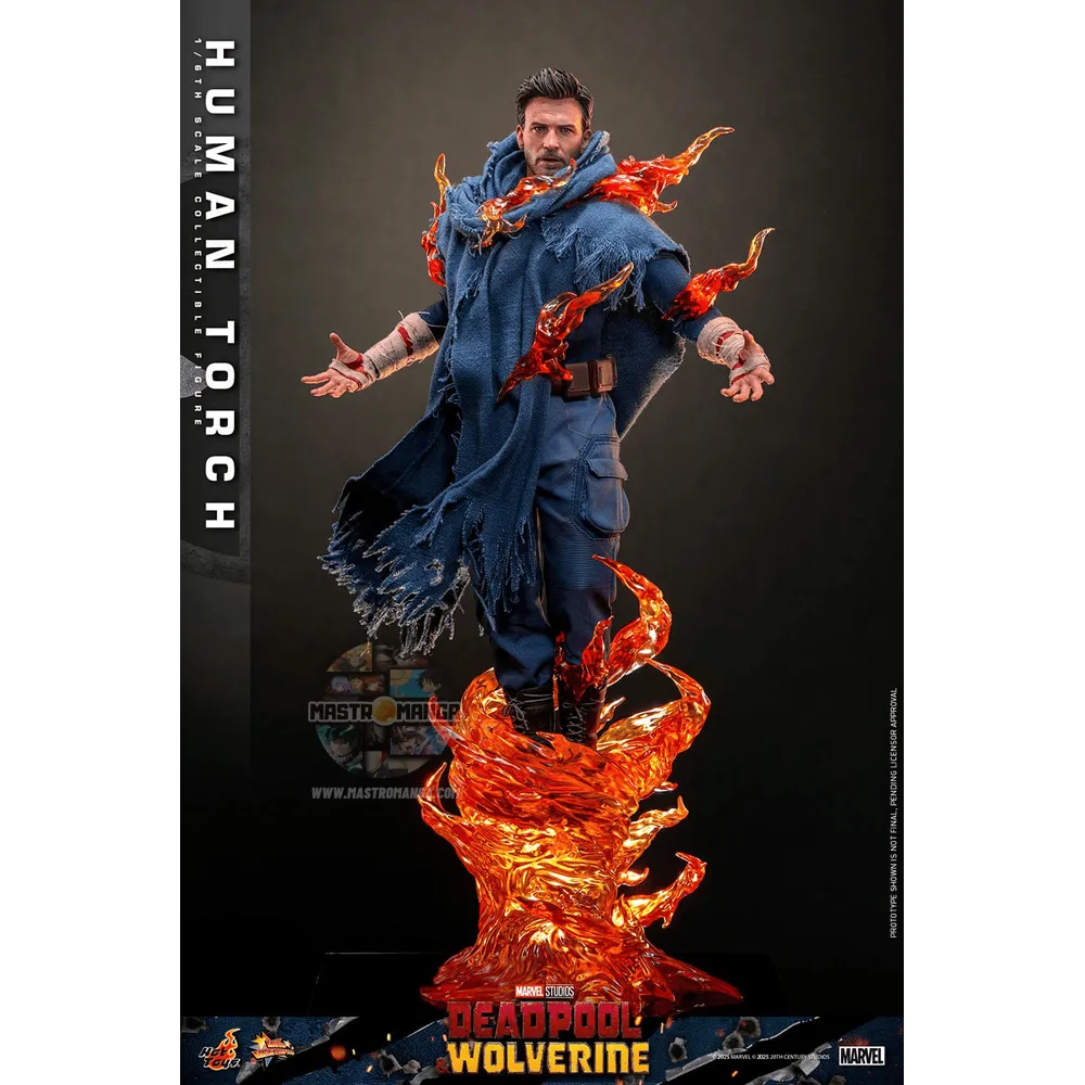 Human Torch Deadpool & Wolverine Movie Masterpiece