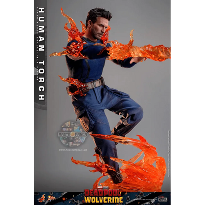 Human Torch Deadpool & Wolverine Movie Masterpiece