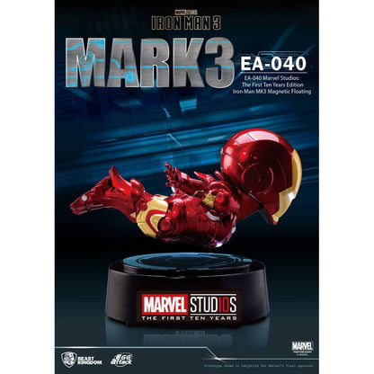 Iron Man Mark 3 The First Ten Years Edition Magnetic Floating Metallic