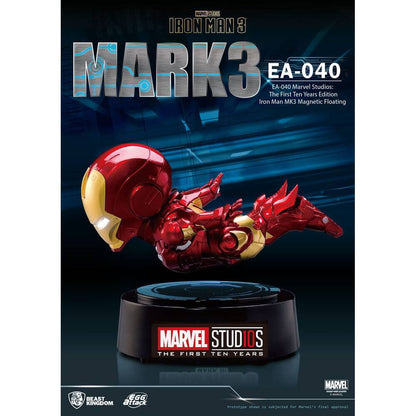 Iron Man Mark 3 The First Ten Years Edition Magnetic Floating Metallic