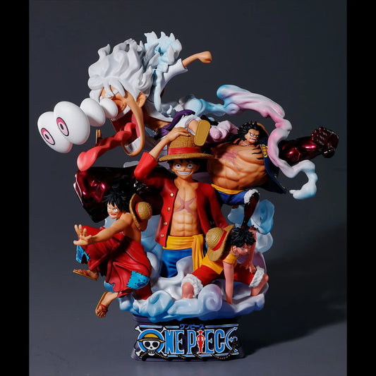 Figurine articulée Megahouse One Piece Monkey D Luffy Vah Rerun