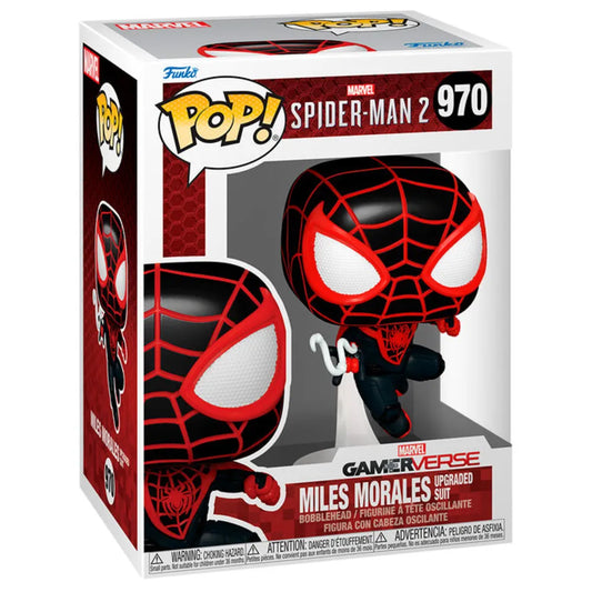 Miles Morales Upgraded Suit Spider-Man 2 Funko POP! Marvel 970