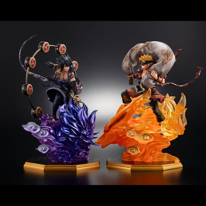 Naruto Uzumaki Fujin & Sasuke Uchiha Raijin Set Naruto Shippuden Precious G.E.M.