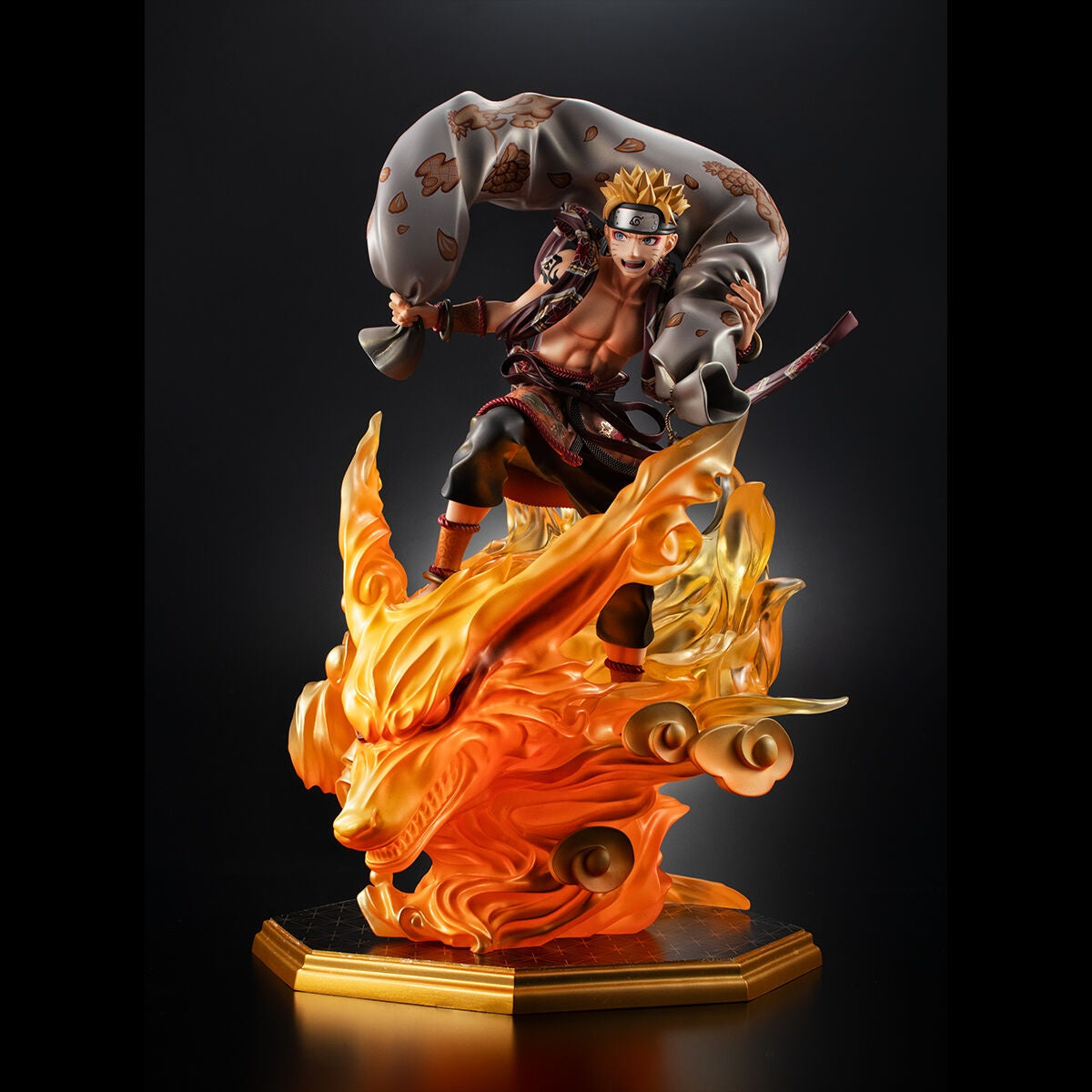 Naruto Uzumaki Fujin &amp; Sasuke Uchiha Raijin Set Naruto Shippuden Precious GEM