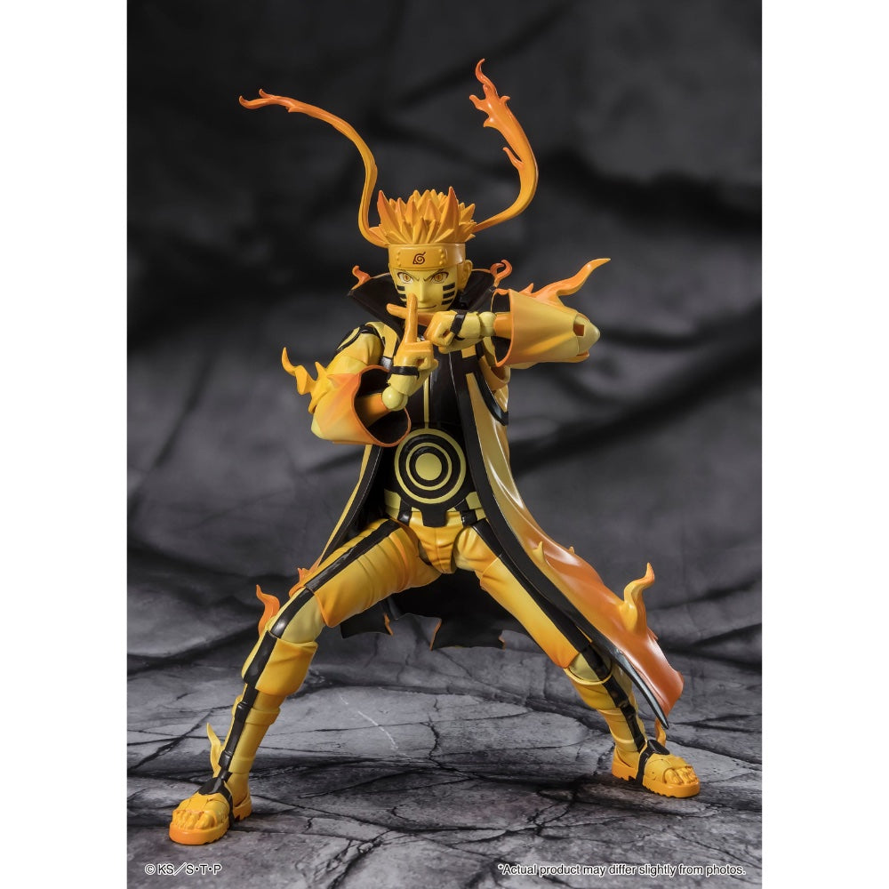 Naruto Uzumaki Kurama Link Mode Force courageuse qui lie Naruto Shippuden SHFiguarts