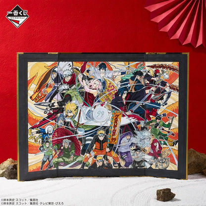 Visual Board Illustration drawn by Masashi Kishimoto NARUTOP99 Last One Gorgeous Shinobi Emaki Ichiban Kuji