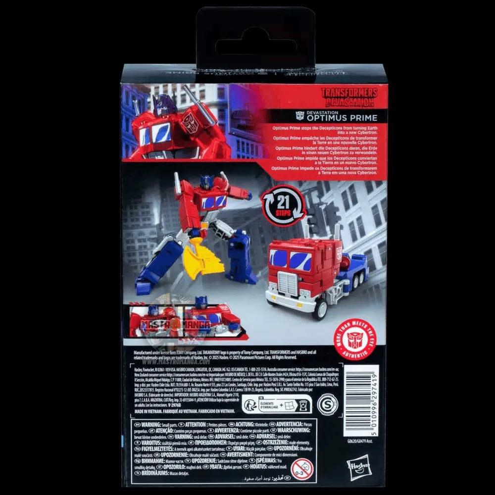 Optimus Prime Transformers Devastation Studio Series