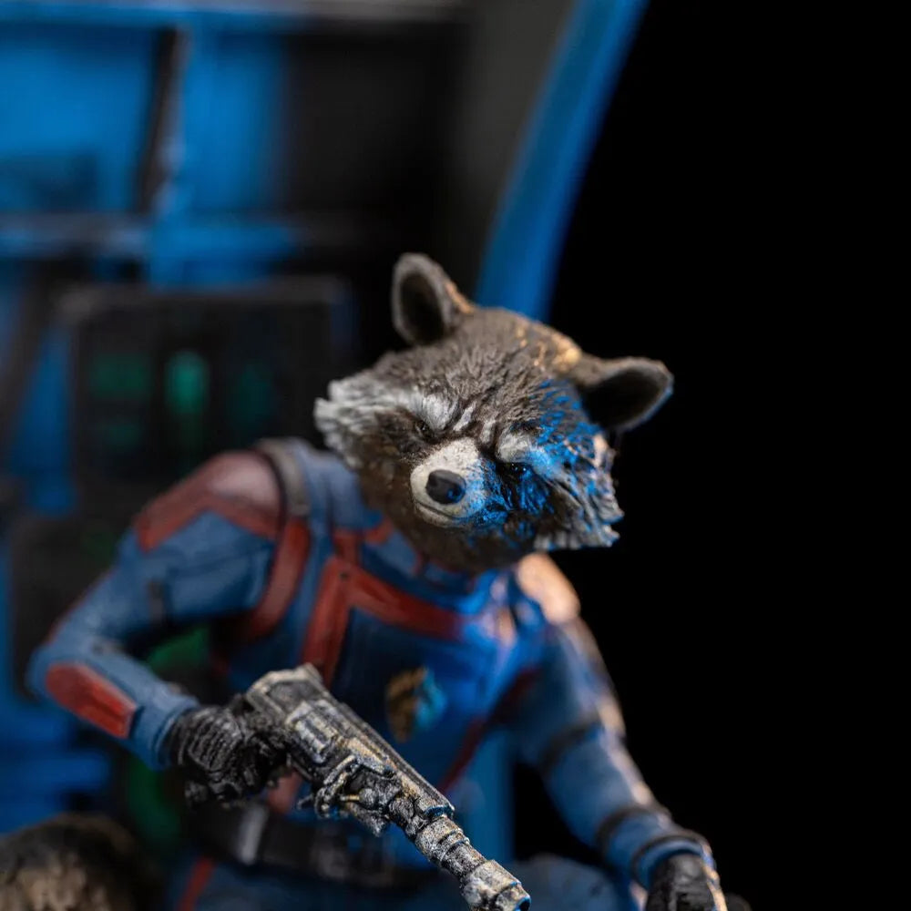 Rocket Racoon Guardians Of The Galaxy Vol. 3 Art Scale
