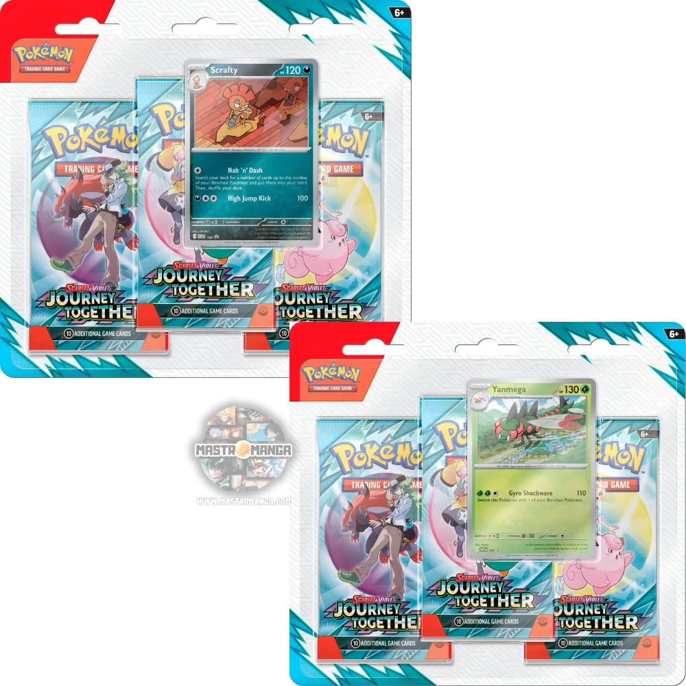 Avventure Insieme Scarlatto & Violetto Blister 3 Buste + 1 Card Pokémon (ITA)