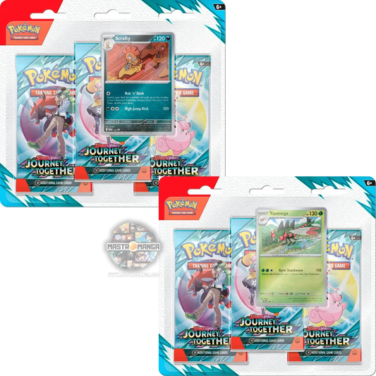 Avventure Insieme Scarlatto & Violetto Blister 3 Buste + 1 Card Pokémon (ITA)