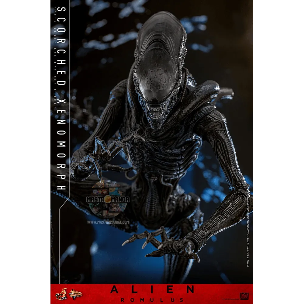 Scorched Xenomorph Alien: Romulus Movie Masterpiece