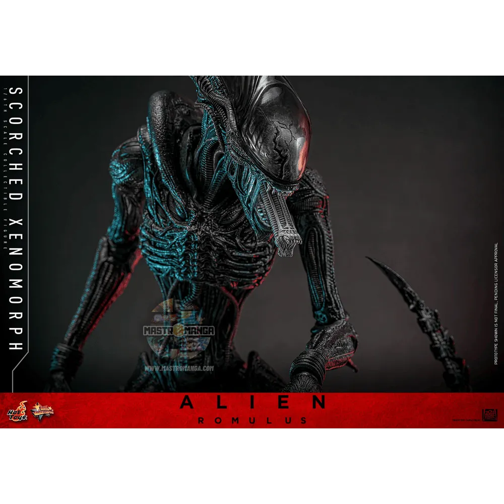 Scorched Xenomorph Alien: Romulus Movie Masterpiece