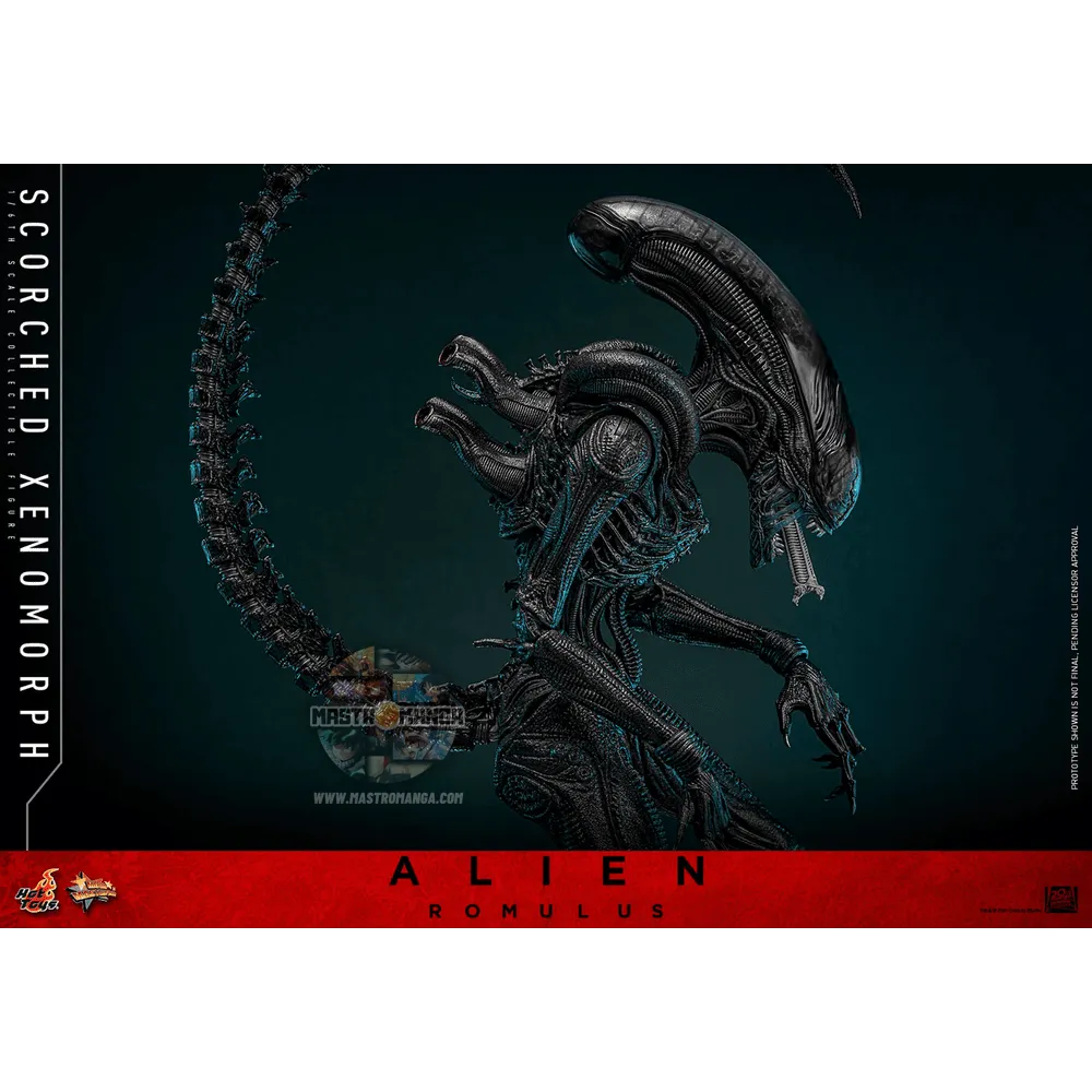 Scorched Xenomorph Alien: Romulus Movie Masterpiece