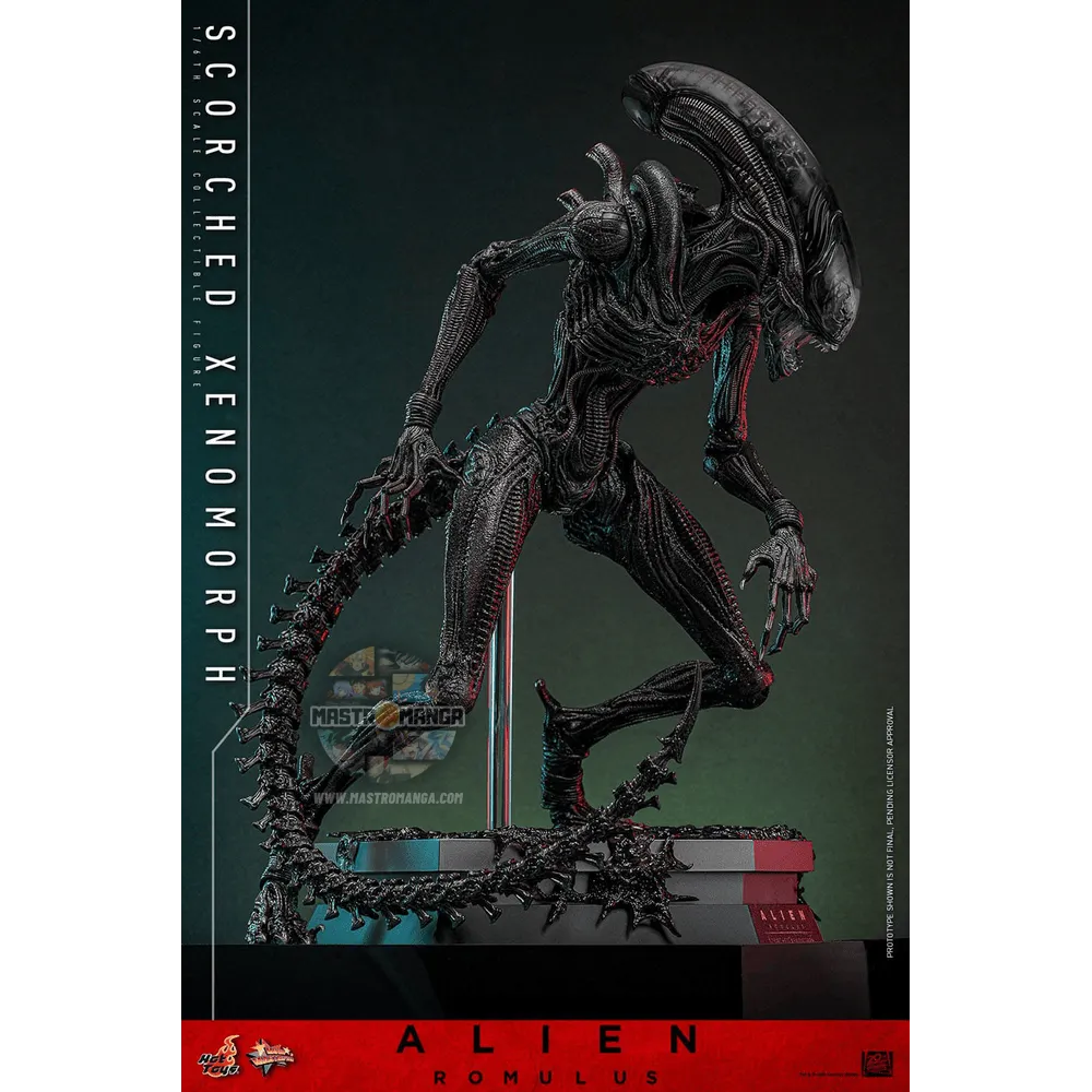 Scorched Xenomorph Alien: Romulus Movie Masterpiece