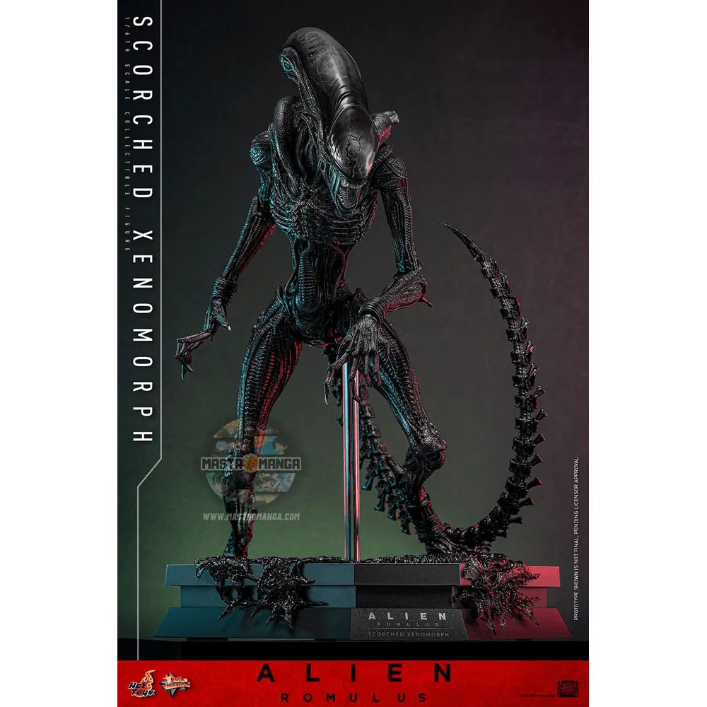 Scorched Xenomorph Alien: Romulus Movie Masterpiece