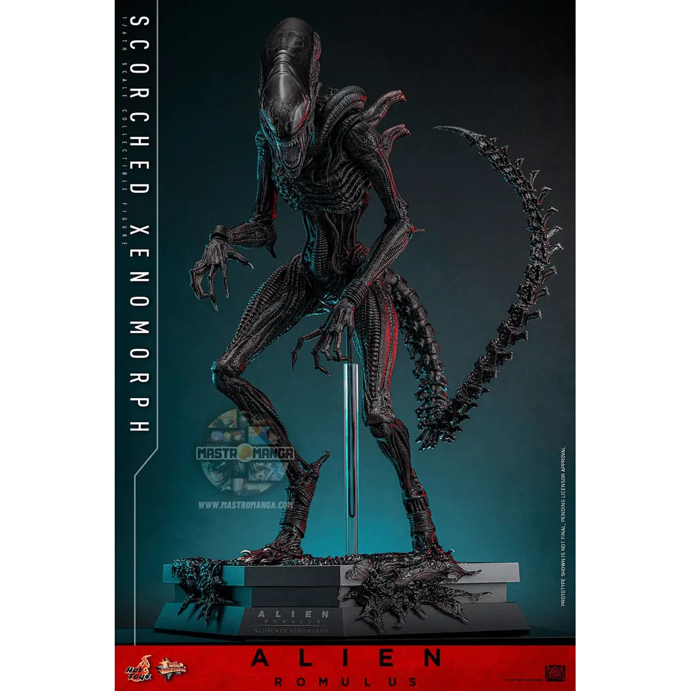 Scorched Xenomorph Alien: Romulus Movie Masterpiece