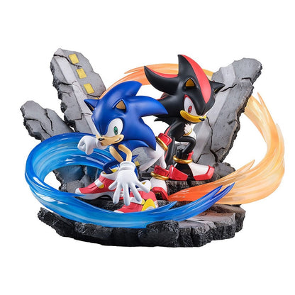 Sonic &amp; Knuckles Sonic 2 The Hedgehog Super Situation Figure S-Fire