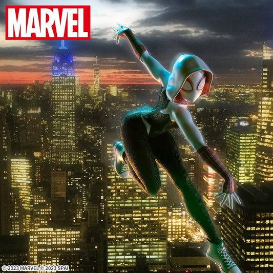 Spider-Gwen Spider-Man à travers le Spider-Verse Luminasta