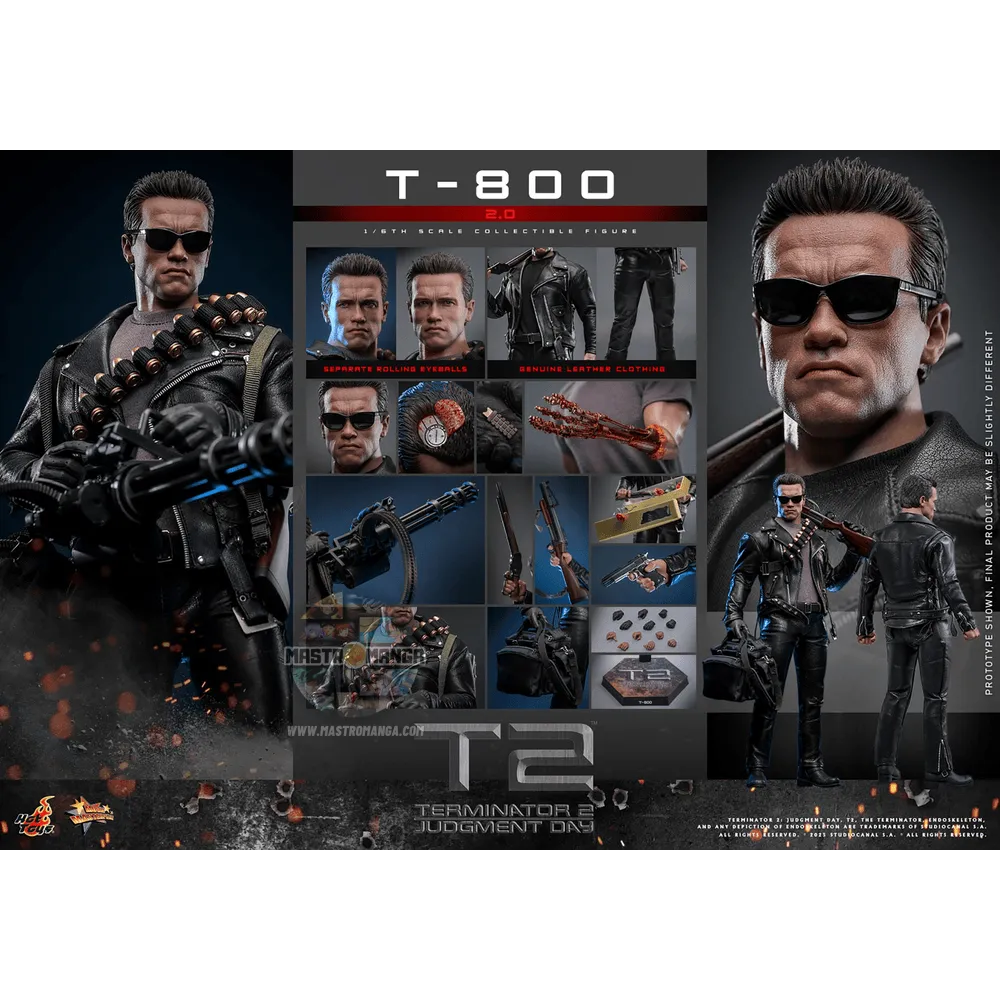 T-800 2.0 Terminator 2 Movie Masterpiece