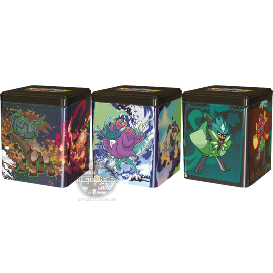 Tris Stacking Tin Da Collezione Ogerpon, Paradosso e Quartetto Nefasto Pokémon (ITA)