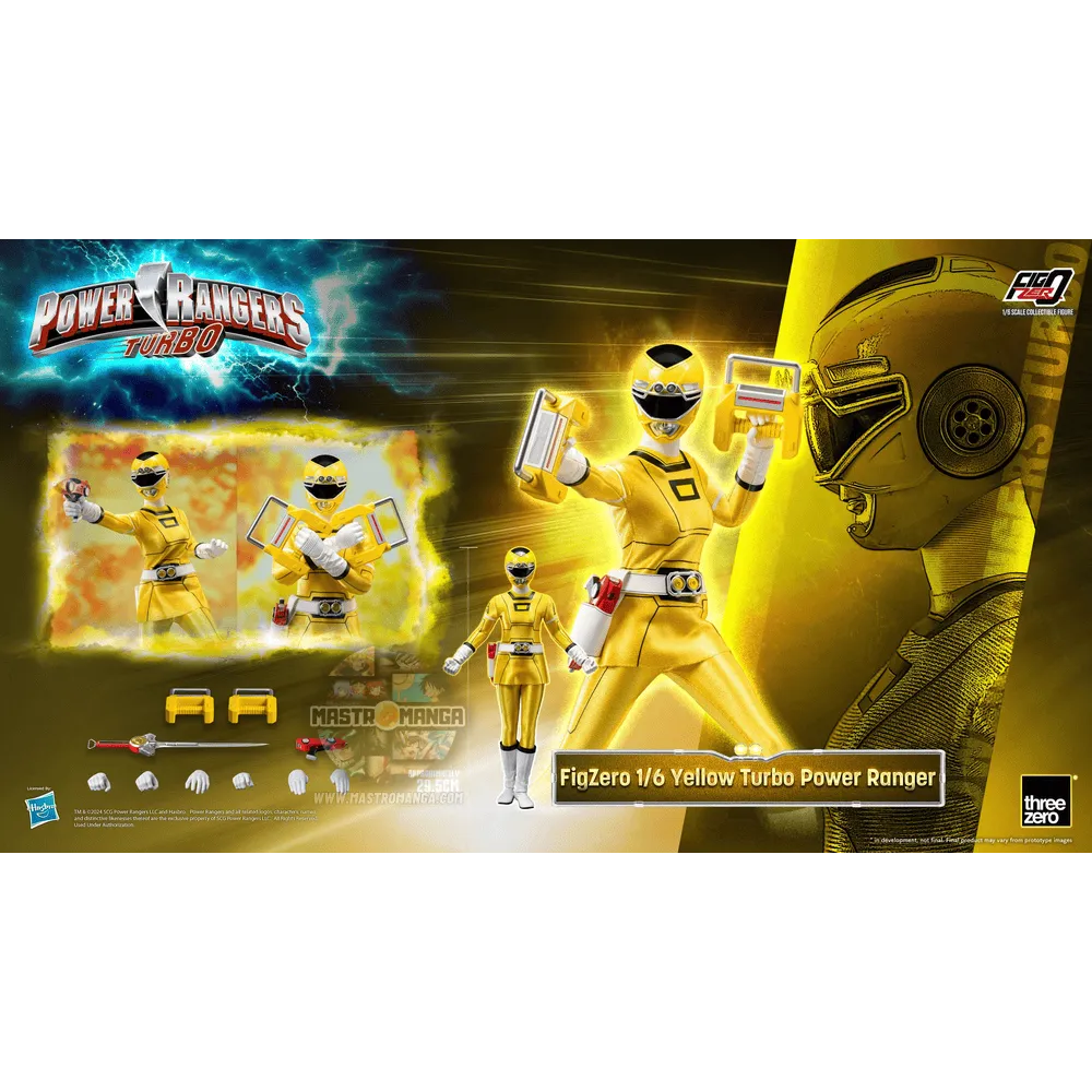 Turbo Yellow Turbo Power Rangers FigZero