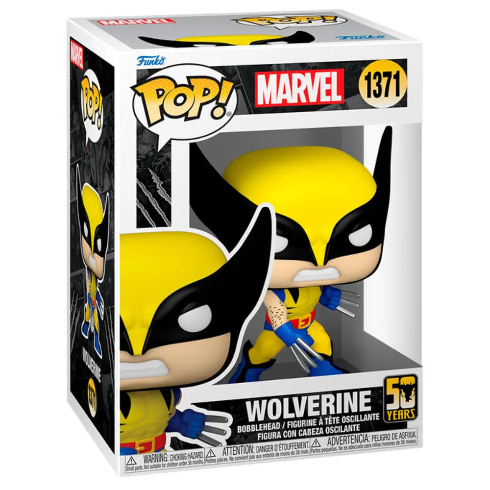 Wolverine Classic Suit Wolverine 50th Anniversary Funko POP! Marvel 1371