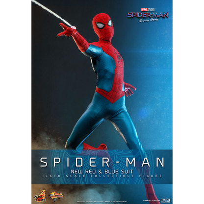 Spider-Man No Way Home Movie Masterpiece New Red & Blue Suit Hot Toys