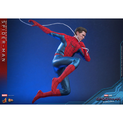 Spider-Man No Way Home Movie Masterpiece New Red & Blue Suit Hot Toys