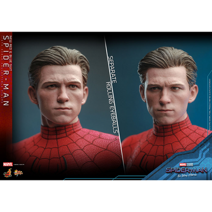 Spider-Man No Way Home Movie Masterpiece New Red & Blue Suit Hot Toys