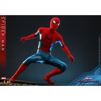 Spider-Man No Way Home Movie Masterpiece New Red & Blue Suit Hot Toys